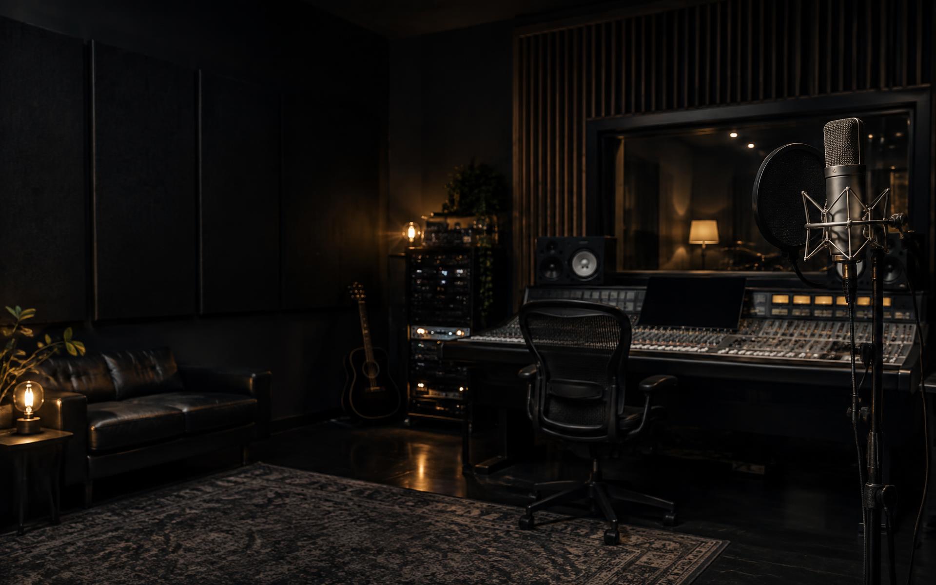 CMS Records recording studio control room